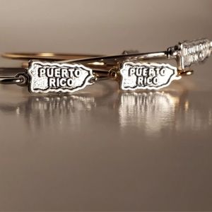 COPY - Puerto Rico island map bracelet